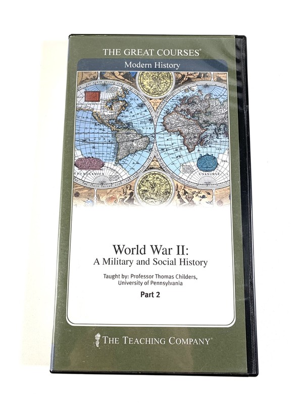 The Great Courses World War II: Military & Social History DVD + Book PART 2 ONLY
