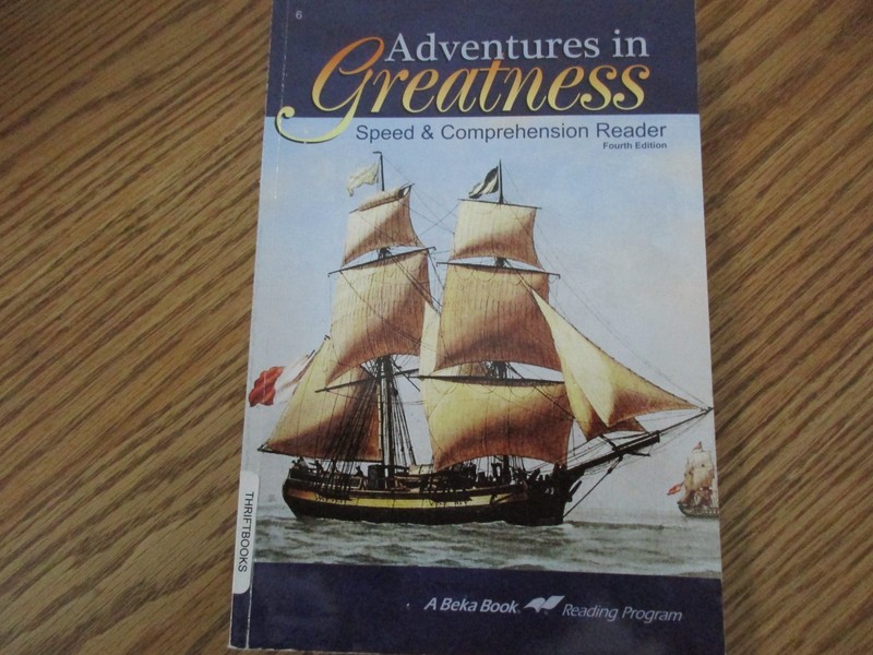 ABeka Adventures in Greatness-Speed and Comprehension Reader (4th edition)