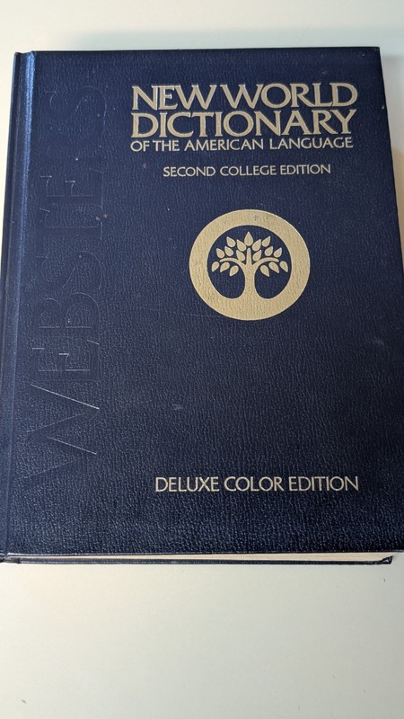 New World Dictionary Of American Language Second College Deluxe Color Edition
