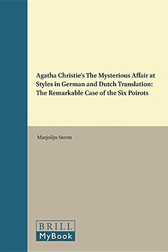 AGATHA CHRISTIES THE MYSTERIOUS AFFAIR AT STYLES IN GERMAN By Marjolijn Storm VG