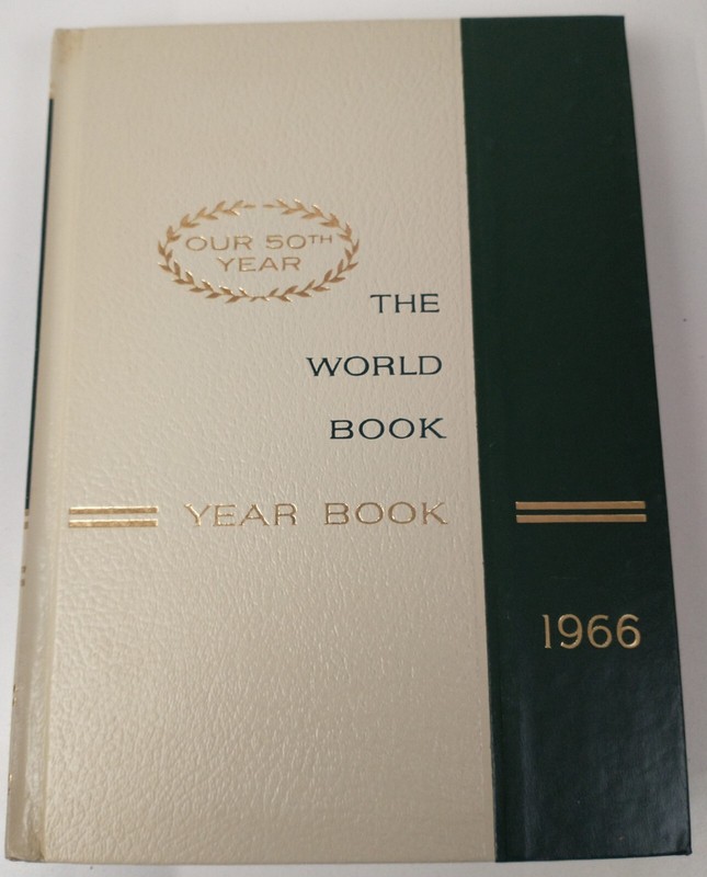 1966 World Book Encyclopedia Yearbook BIRTHDAY GIFT IDEA a Review of 1965 Events