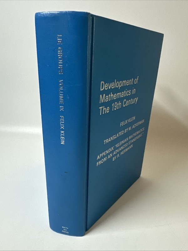 Development of Mathematics in The 19th Century – Felix Klein (Hardcover)