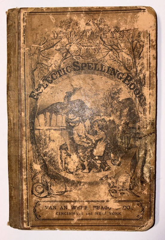 McGuffey’s New Eclectic Spelling-Book 1865 English Orthography Textbook Antique