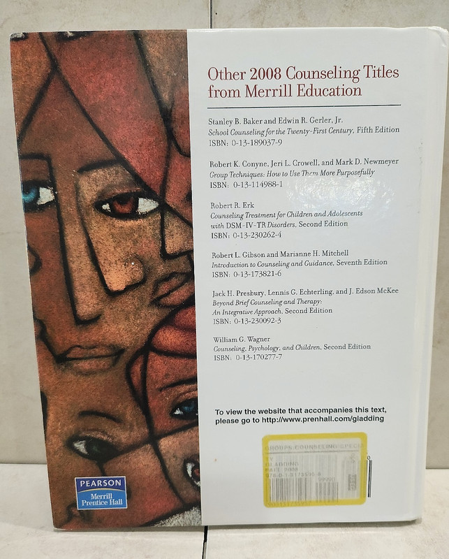 GROUPS A COUNSELING SPECIALITY FIFTH EDIION BY SAMUEL GLADDING gallery