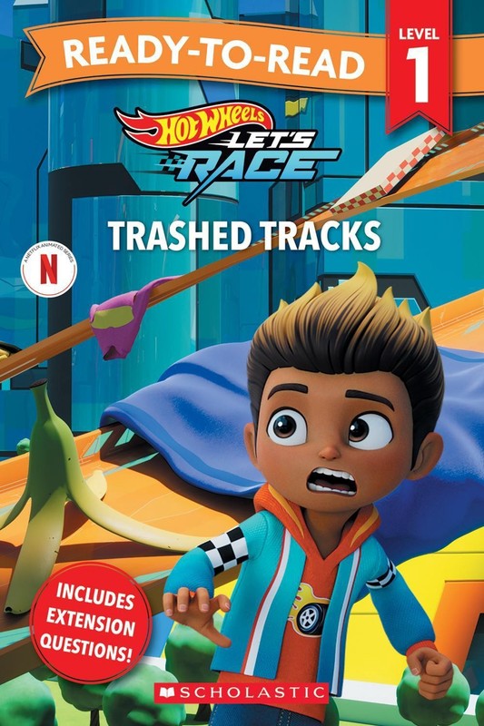 Hot Wheels Let’s Race: Trashed Tracks – Ready-to-Read Level 1 (Mattel) Paperback