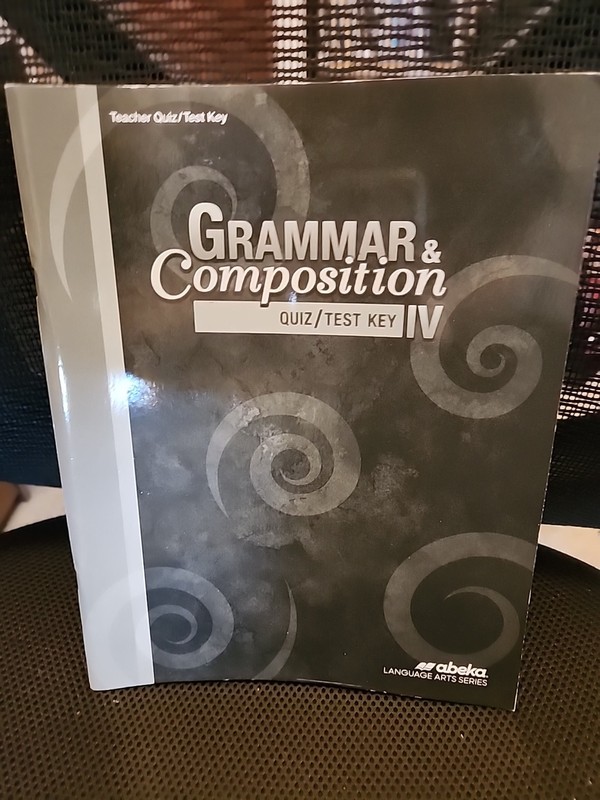 Abeka Grammar And Composition IV Quiz Test Key