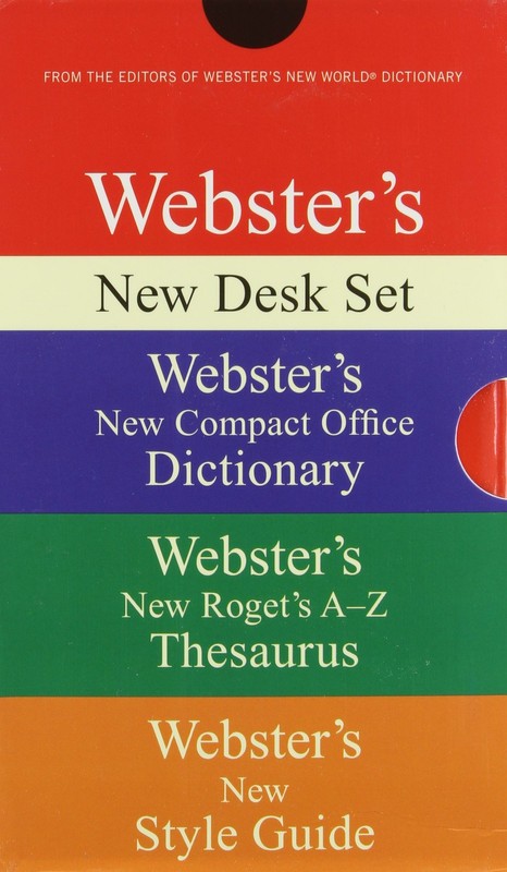 Webster’s New Pocket Desk Set – Michael E. Agnes – Good – See condition note…