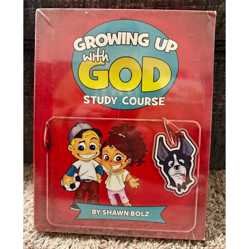 Shawn Bolz Growing Up with God Study Course Kids Red Slightly Damaged Box