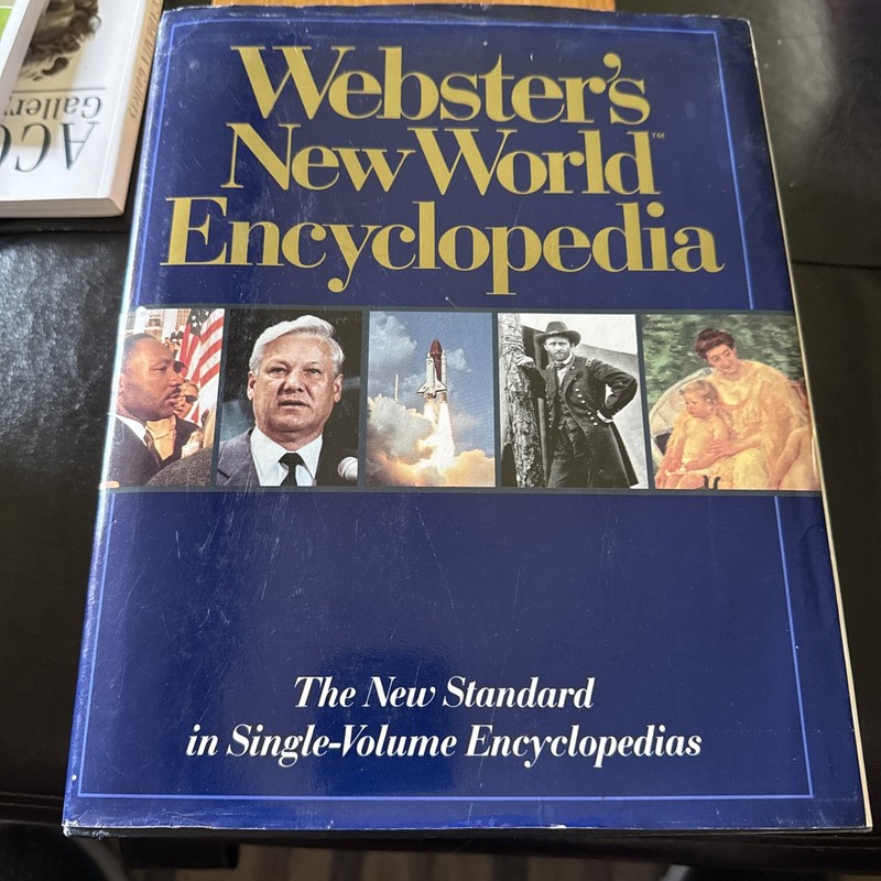 Webster’s New World Encyclopedia by Martha Goldstein (1992, Hardcover)