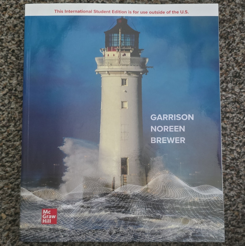 McGraw Hill Connect Managerial Accounting Int’l Ed Garrison Noreen Brewer 2018