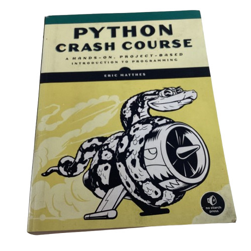 Python Crash Course Eric Matthes 2016 Trade PB Like New