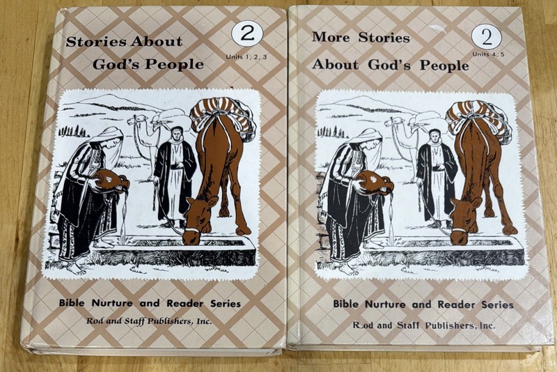 Rod and Staff Grade 2 Bible Nuture and Reader Series Units 1, 2, 3, 4, 5