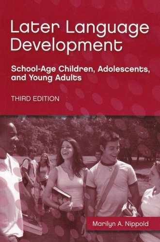Later Language Development: – Paperback, by Nippold Marilyn A. – Acceptable n