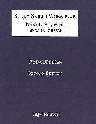 Prealgebra Study Skills Workbook Margaret L. Lial, Diana L. Hestwood NEW sealed