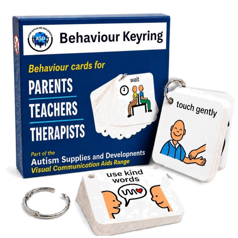 Plastic Behavior Keyring – Autism Classroom Tool