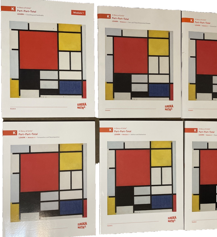 Eureka Math Squared Kindergarten All Module Bundle-BRAND NEW 6 Books Free Shippi gallery
