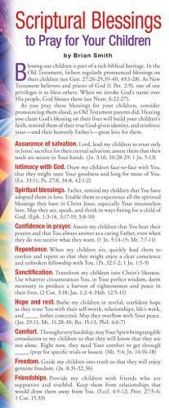 Scriptural Blessings to Pray for Your Children 50-Pack by Contributor Brian Smit