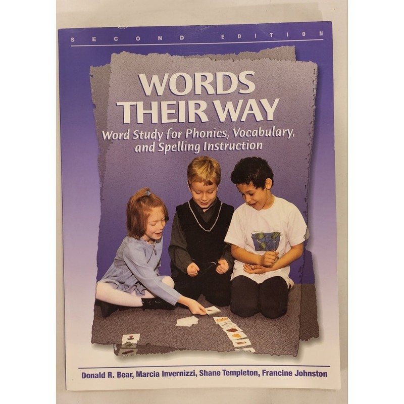 Words Their Way Word Study Phonics Vocabulary Spelling 2nd Edition Bear