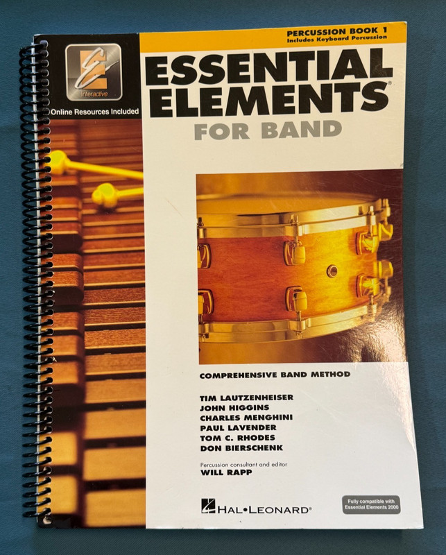 Essential Elements for Band – Percussion Book 1