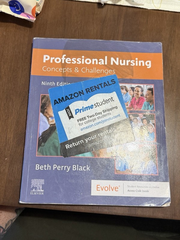 Elsevier Evolve Professional Nursing Ninth Edition Beth Perry Black Access Code