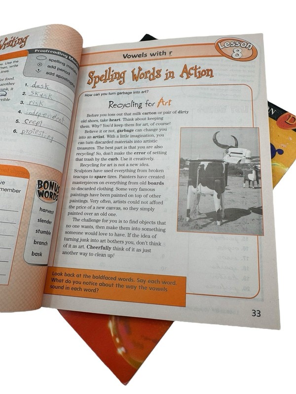 Spelling Workout Level D Set 2 Teacher Edition & Student Workbook Paperback READ gallery