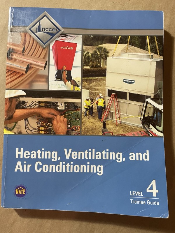 9780135185063 HVAC, Level 4 – FIFTH EDITION (Blue Cover is 5th Edition) – NCCER