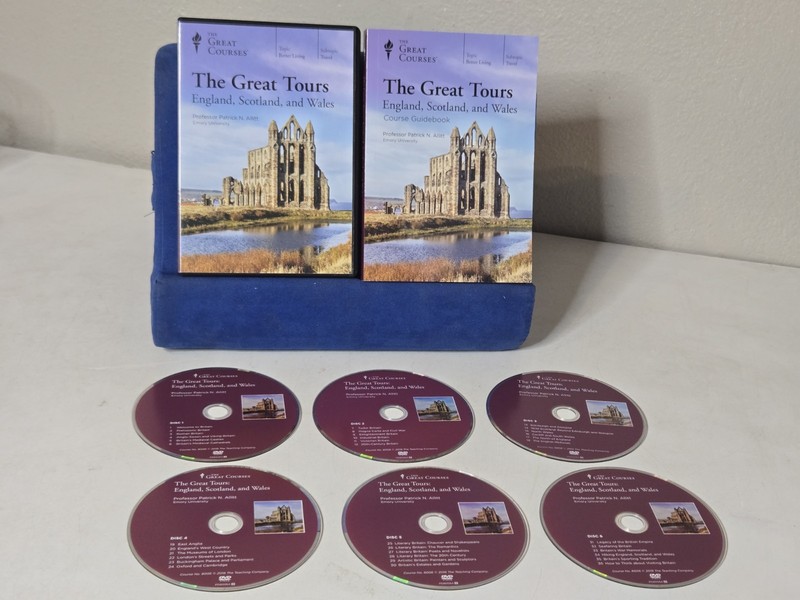 Great Courses Great Tours England Scotland & Wales DVD 6 Disc Set w/Guidebook