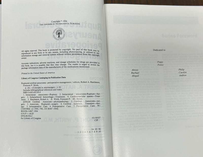 Concepts In Neurosurgery Volume 4-9 Williams And Wilkins 92-98 gallery