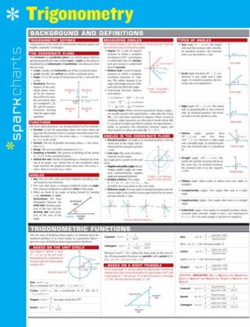 Trigonometry SparkCharts SparkNotes