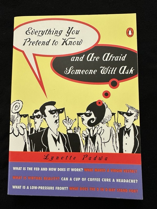 Everything You Pretend to Know and Are Afraid Someone Will Ask by Lynette Padwa