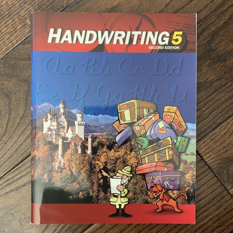 BJU Press Handwriting 5 Second Edition Student Worktext Cursive Homeschool