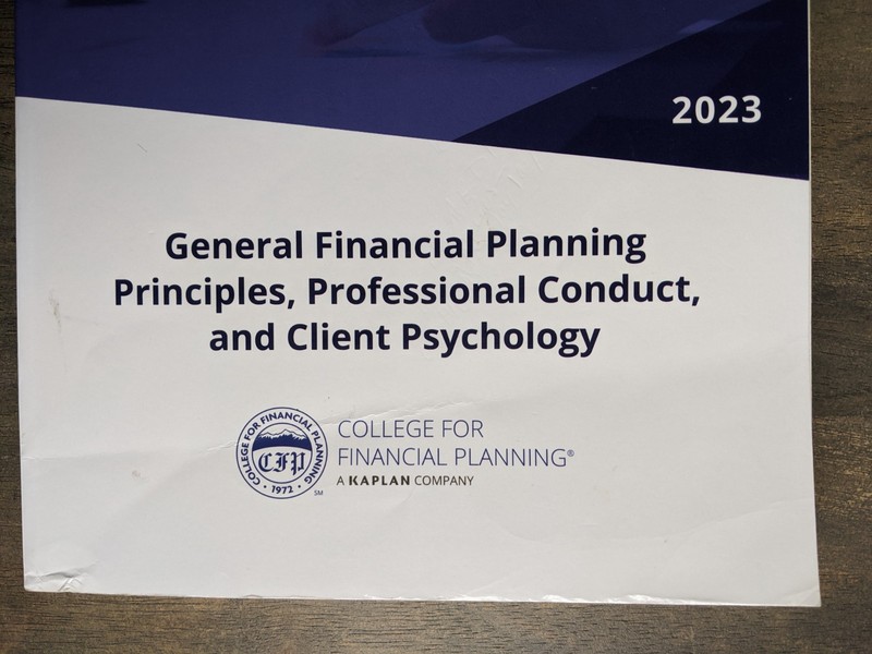 CFP Exam General Financial Planning Principles, Professional Conduct 2023 gallery