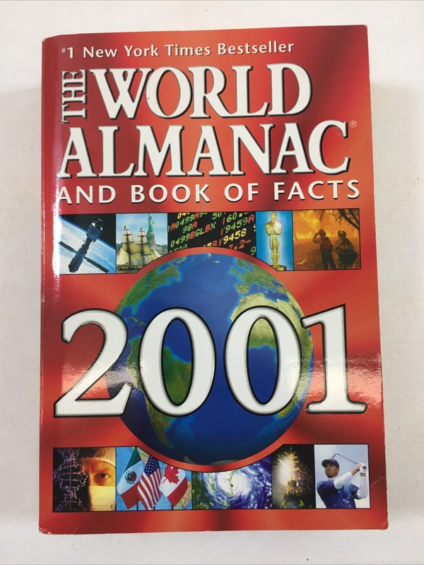 The World Almanac and Book of Facts 2001 – World Almanac Books (2001, Paperback)