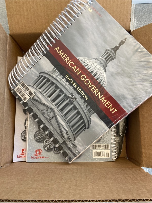 NEW BJU Press 12th grade AMERICAN GOVERNMENT Complete Subject Kit 4th ed History gallery