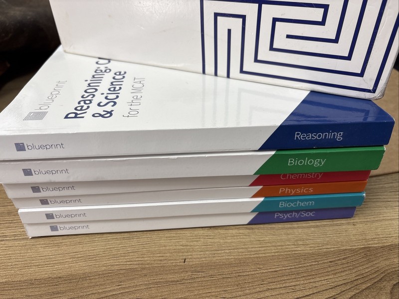 The Next Evolution MCAT Prep Blueprint MCAT Review Box 6 Books Read Description