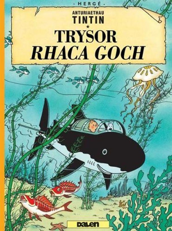 Cyfres Anturiaethau Tintin: Trysor Rhaca Goch by Herg? (Welsh) Paperback Book