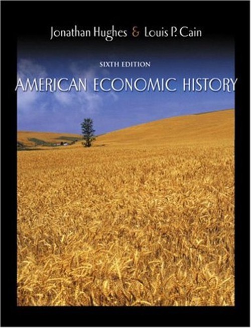American Economic History Hardcover Louis P., Hughes, Jonathan R.