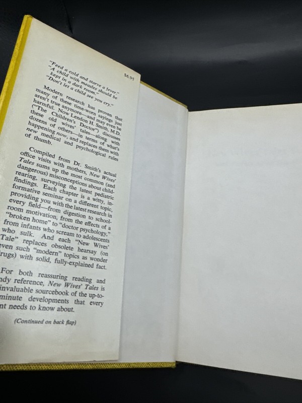 SIGNED New Wives' Tales Conversations With Parents Lendon Smith HCDJ 1974 D1 gallery