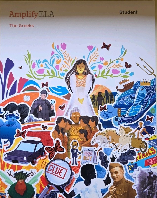 Amplify ELA The Greeks Student Workbook Grade 6 English Middle School