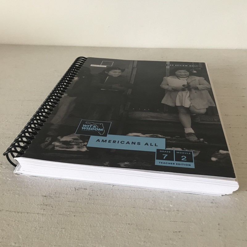 Great Minds Wit & Wisdom FL Teacher Edition Grade 7 Module 2 Review Only Ed gallery