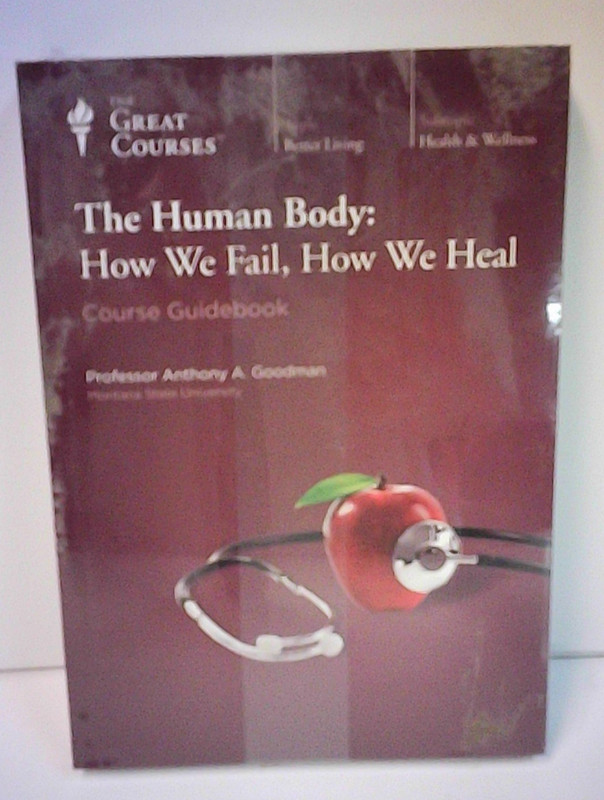 The Human Body: How We Fail, How We Heal (DVD/Guidebook, 2007) Great Courses New