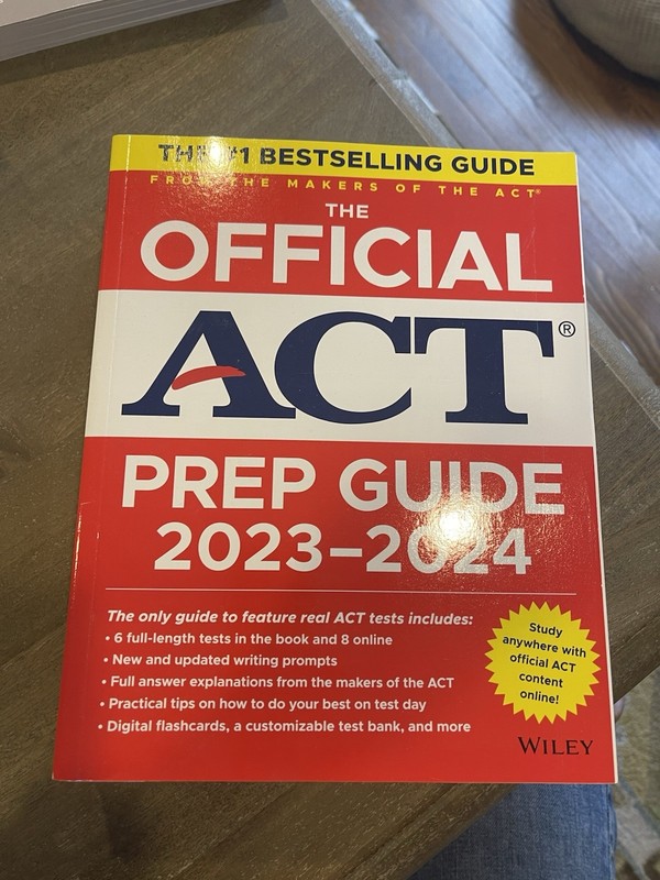 The Official Act Prep Guide 2023-2024 Like New Used