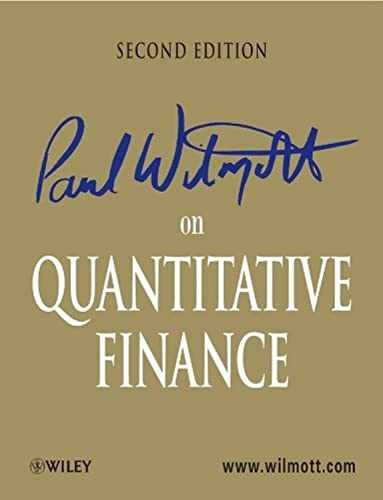 Paul Wilmott on Quantitative Finance, - Hardcover, by Paul Wilmott - Very Good c