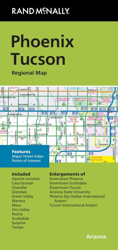 Rand McNally Rand McNally Folded Map: Phoenix Tucson Regional Map