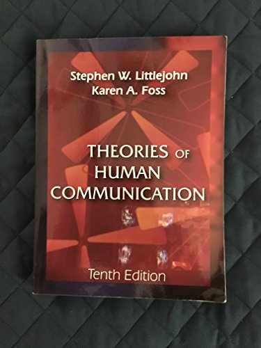 Theories of Human – Paperback, by Littlejohn Stephen W.; – Acceptable n