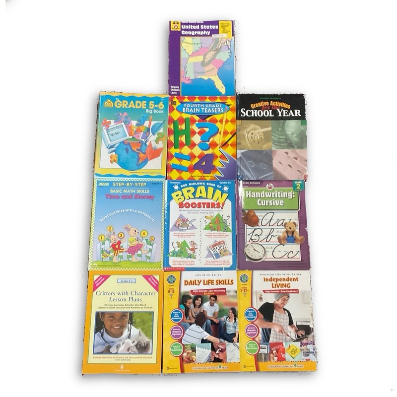 READ DESCRIPTION! Misc. 1990s-2000s Instructional Education Books Gr. 1-9