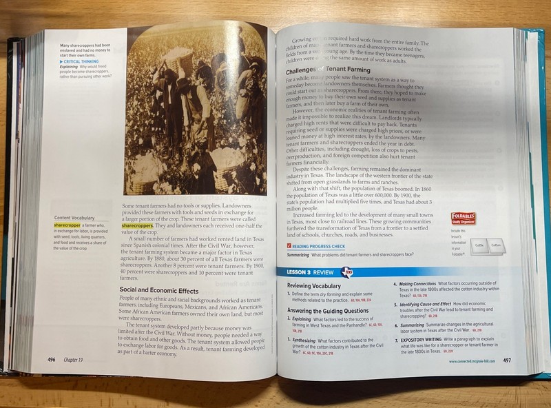 Texas History Textbook 2016 McGraw-Hill Education Hardcover gallery