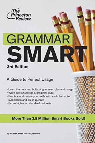 Grammar Smart, 3rd Edition: A – Paperback, by Princeton Review – Acceptable