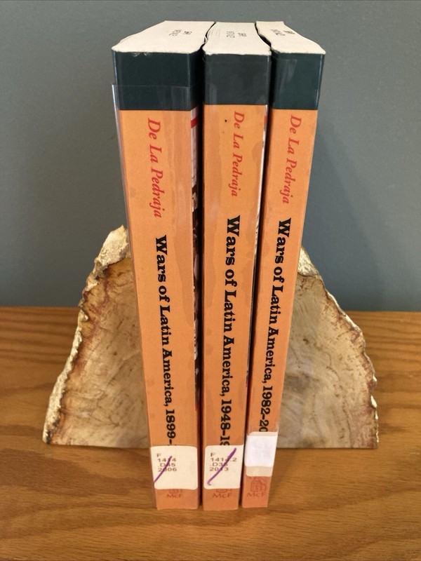 THREE Volumes — Wars of Latin America: The Path to Peace by de la Pedraja, René