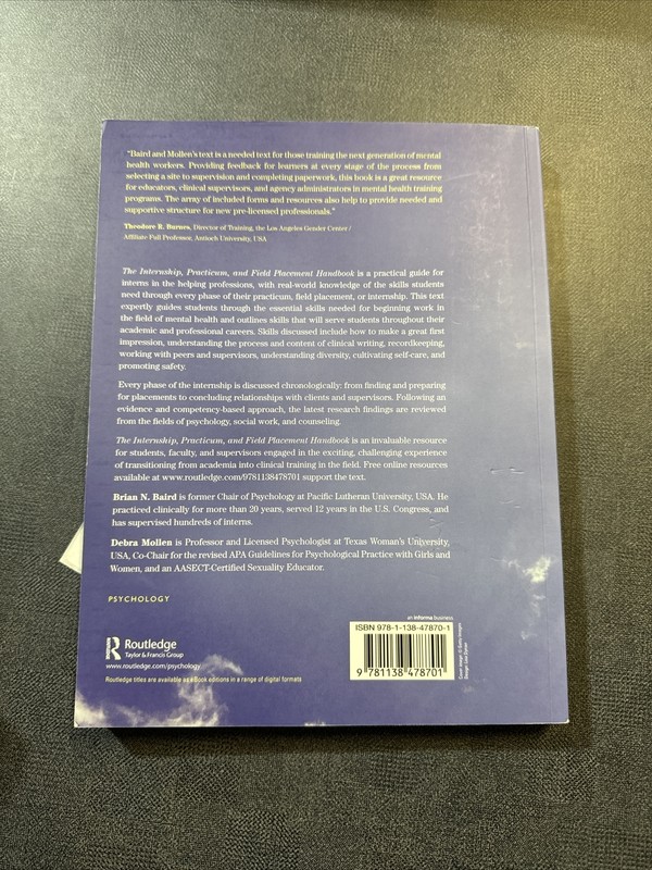 Internship, Practicum, and Field Placement Handbook : A Guide for gallery